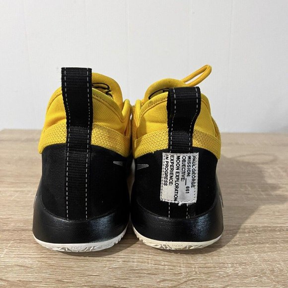 Nike Paul George PG Moon Exploration Yellow Black Mens Size 12 BQ8452-700 - Picture 5 of 8